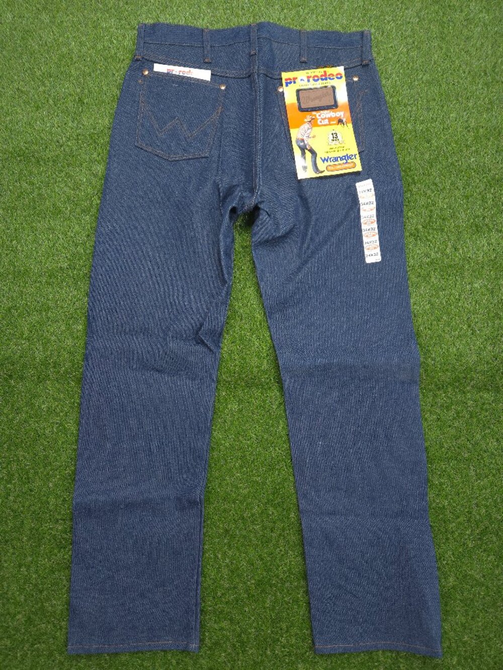 Wrangler Pro Rodeo Jeans Mens 34x32 Original Fit Cowboy Cut Heavyweight 13MWZ